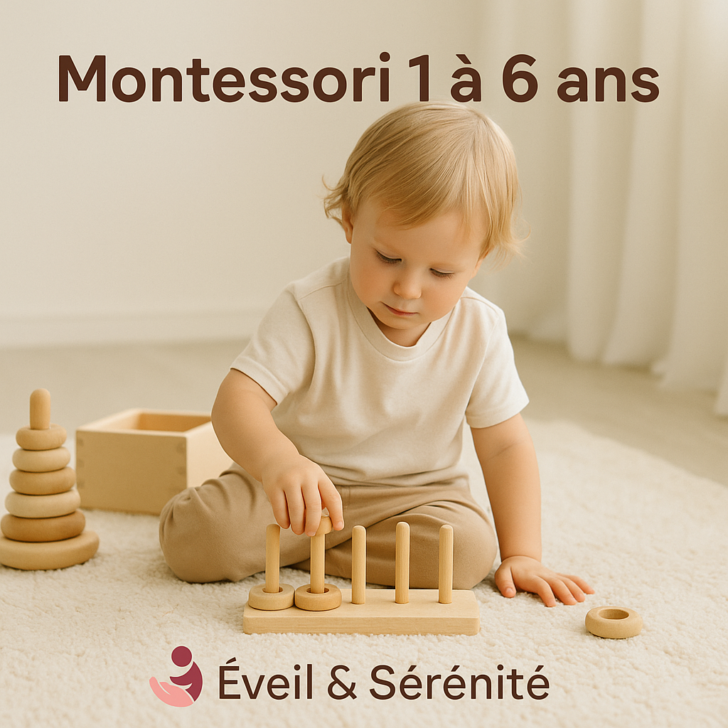Jeux en bois & Montessori 1 à 6 ans