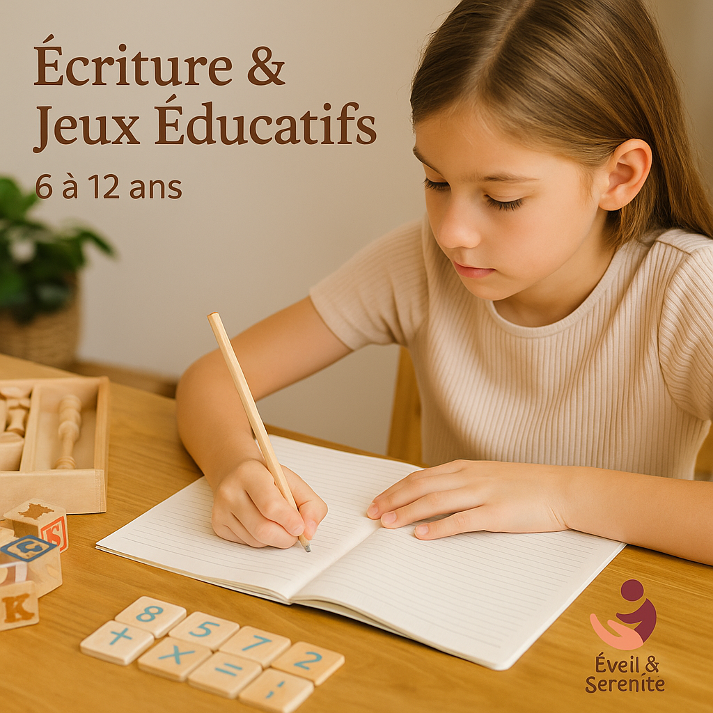 Écriture & Montessori 6 à 12 ans