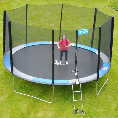 Kangui - Trampoline Rond avec Filet de sécurité | Ø250 - Ø300 - Ø360 - Ø430cm | RALLI